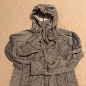 Athleta Stripe Strength Full Zip Hoodie